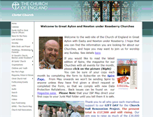 Tablet Screenshot of christchurchgreatayton.org.uk